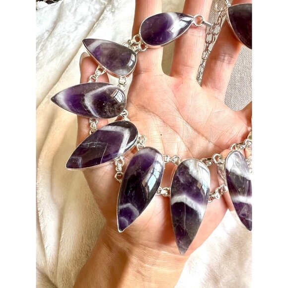 925 AMAZING! Goddess DREAM AMETHYST PENDANT Necklace